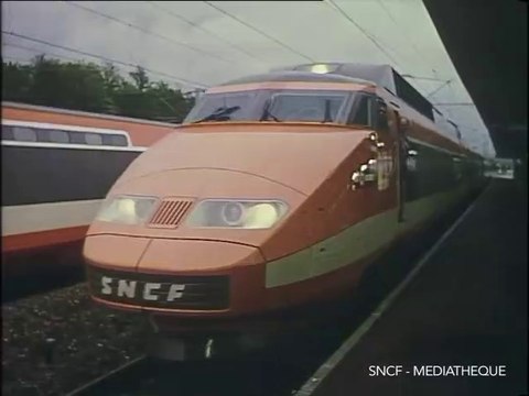 Inauguration du TGV par Mitterrand en 1981