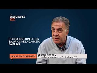 Elecciones 2017 | Las propuestas de Néstor Pitrola