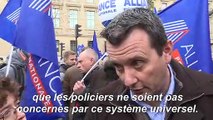 Retraites: à Paris, des policiers mobilisés pour défendre leur régime spécial