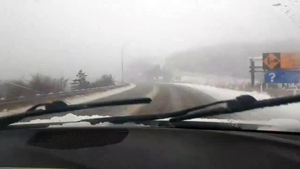 Big Wave Crashes Into Car