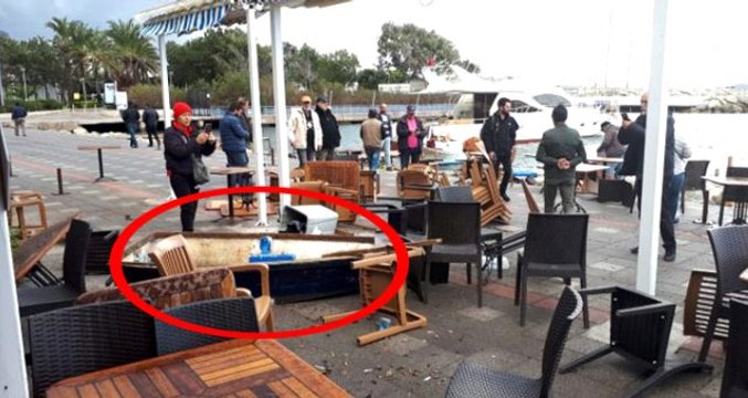 Marmaris ve Bodrum'u sağanak vurdu! Hortum ortalığı savaş alanına çevirdi