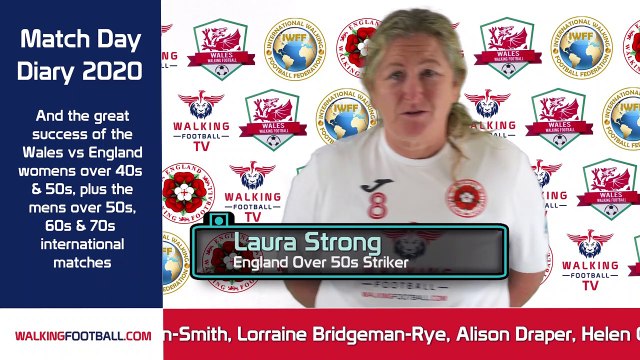 England Womens Walking Football Striker Laura Strong Interview