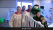 Red Sox, Patriots Spread Holiday Cheer With Hospital Visit