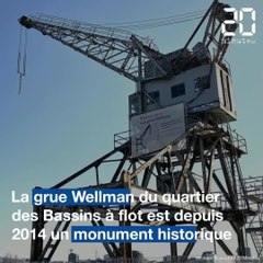 Bordeaux: La restauration de la grue Wellman servira à laisser une trace du passé portuaire de la ville