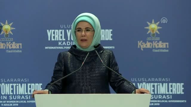 Emine Erdoğan: Yerel yönetimlerde kadın varlığı son derece önemli