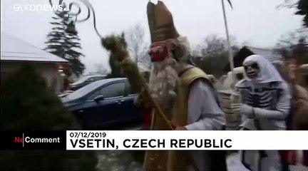 Gruselige Teufel an Sankt Nikolaus