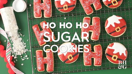 Santa Sugar Cookie Cutouts
