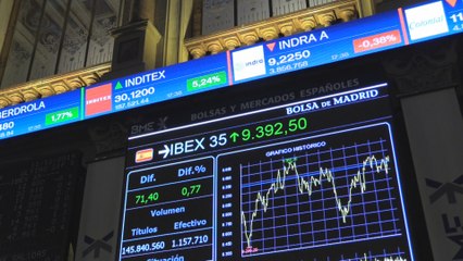 El Ibex 35 rebota un 0,77 % impulsado por Inditex