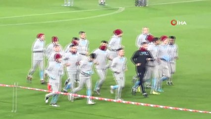 Trabzonspor, Basel maçı hazırlıklarını tamamladı