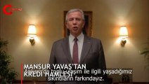 Mansur Yavaş'tan kredi hamlesi... Erdoğan'ın sözlerini hatırlattı