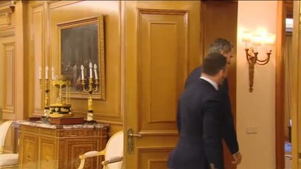 Abascal transmite al rey el rechazo de su formación a una "hipotética" investidura de Pedro Sánchez