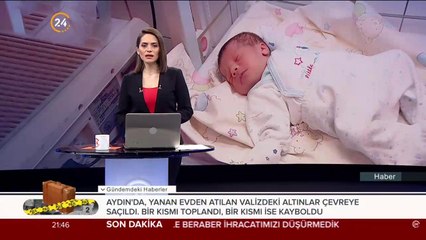 Çantadan bebek çıktı