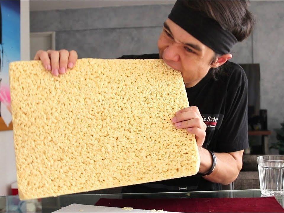 You Need This Two Pound Giant Square of Rice Kr...
