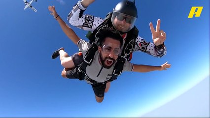 Best Of |  المصري عبد الله سعد يقفز من الطائرة في عيش الدور