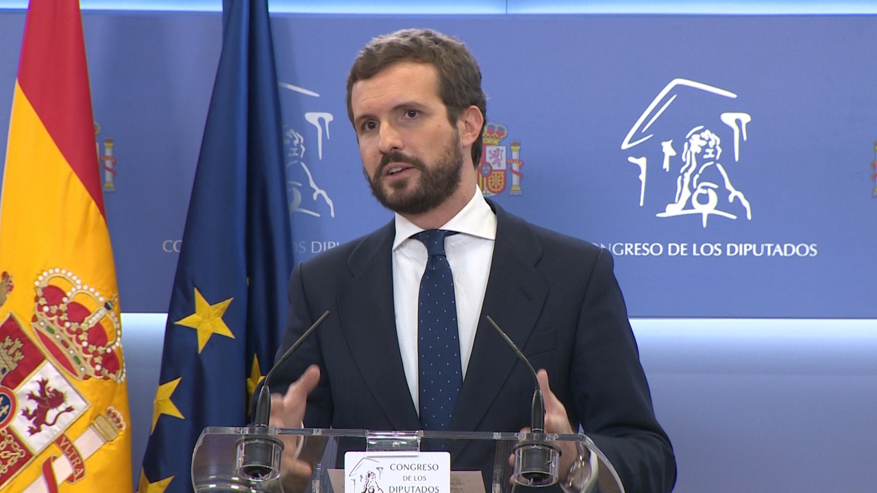 Casado asegura Sánchez "ha cruzado el Rubicón" con ERC
