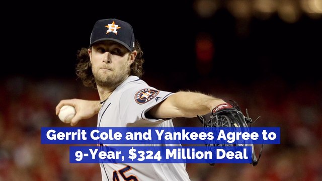 Gerrit Cole Signs Nine Year Deal