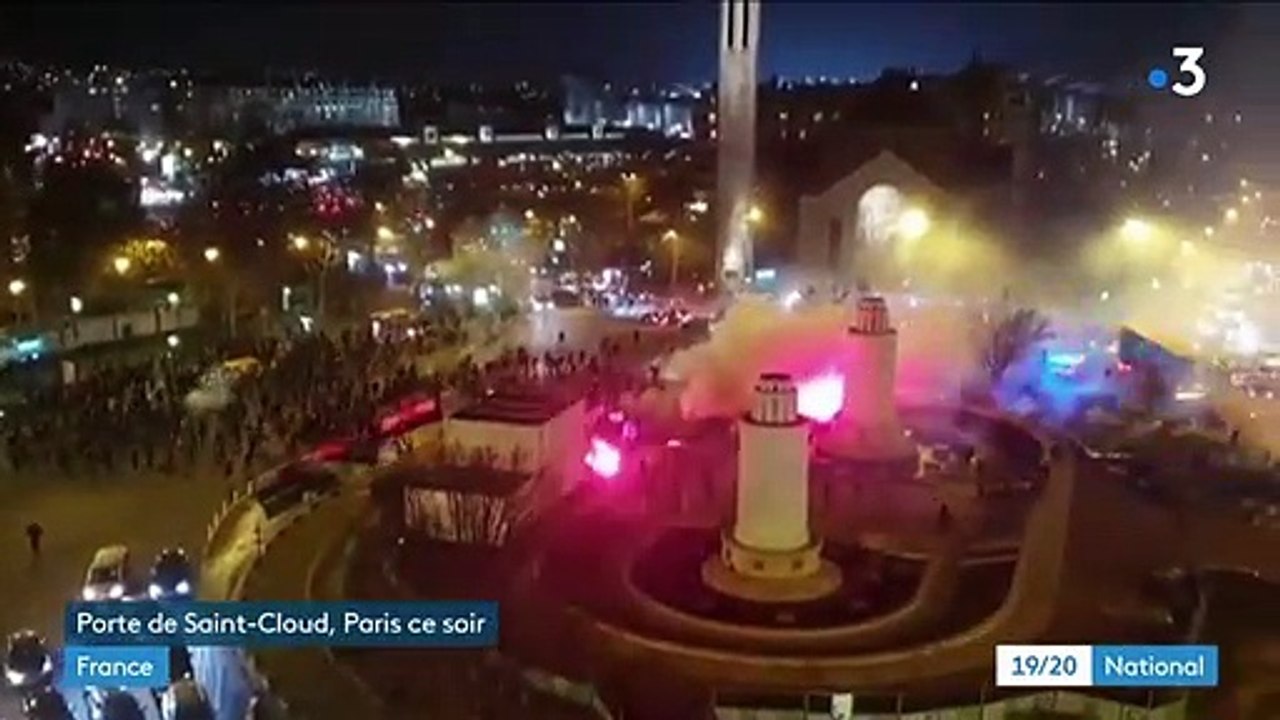 Football : des violences entre supporters et forces de l'ordre éclatent à Paris en marge de PSG-Galatasaray