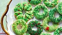 Ivy Hosts Cream Cheese Cookie Wreaths