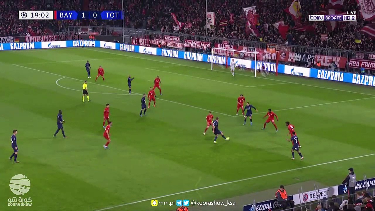 شاهد اهداف فوز بايرن ميونيخ على توتنهام في دوري ابطال اوروبا  3-1 11/12/2019