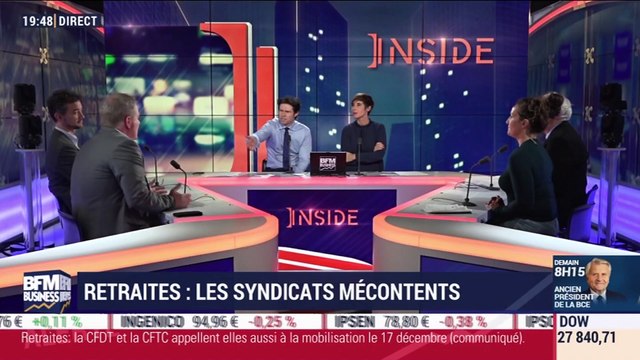 Les Insiders (2/2): les syndicats mécontents des annonces du gouvernement sur les retraites - 11/12