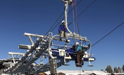 Haute-Savoie : le personnel de la station du Semnoz formé à l'évacuation verticale d'un télésiège