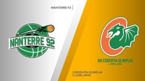 Nanterre 92 - Cedevita Olimpija Ljubljana Highlights | 7DAYS EuroCup, RS Round 9