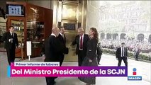 Arturo Zaldívar rinde su primer informe como presidente de la SCJN