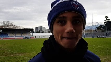 Capuozzo (FC Grenoble) : « À Biarritz, je vais peut-être mettre un casque »