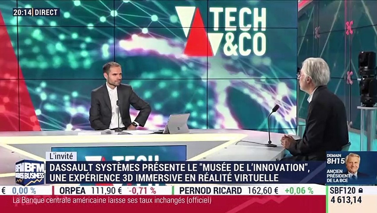 Frédéric Vacher (Dassault Systèmes) : Dassault Systèmes présente le "Musée de l'Innovation", une expérience 3d immersive en réalité virtuelle - 11/12