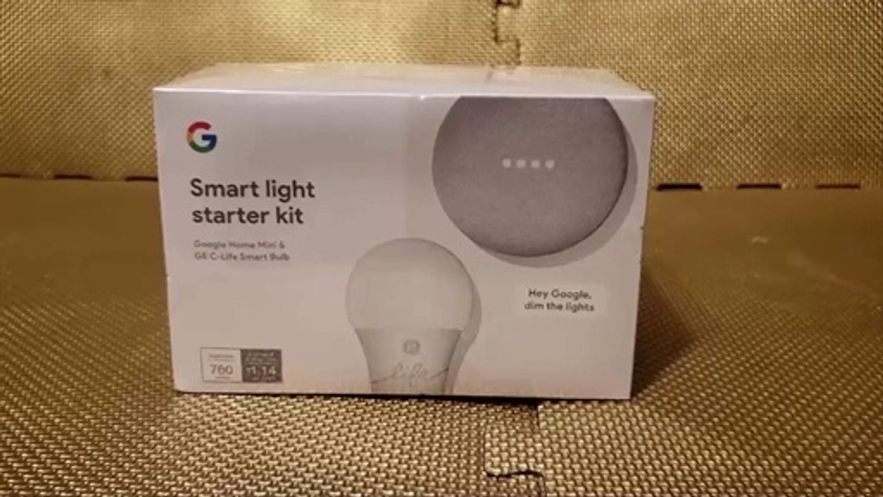 Gadget Goodness: Google Home Mini GE C Smart Bulb Starter Kit Set Up