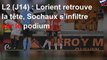 L2 (J14) : Lorient retrouve la tête, Sochaux s’infiltre sur le podium