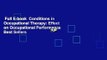 Full E-book  Conditions in Occupational Therapy: Effect on Occupational Performance  Best Sellers