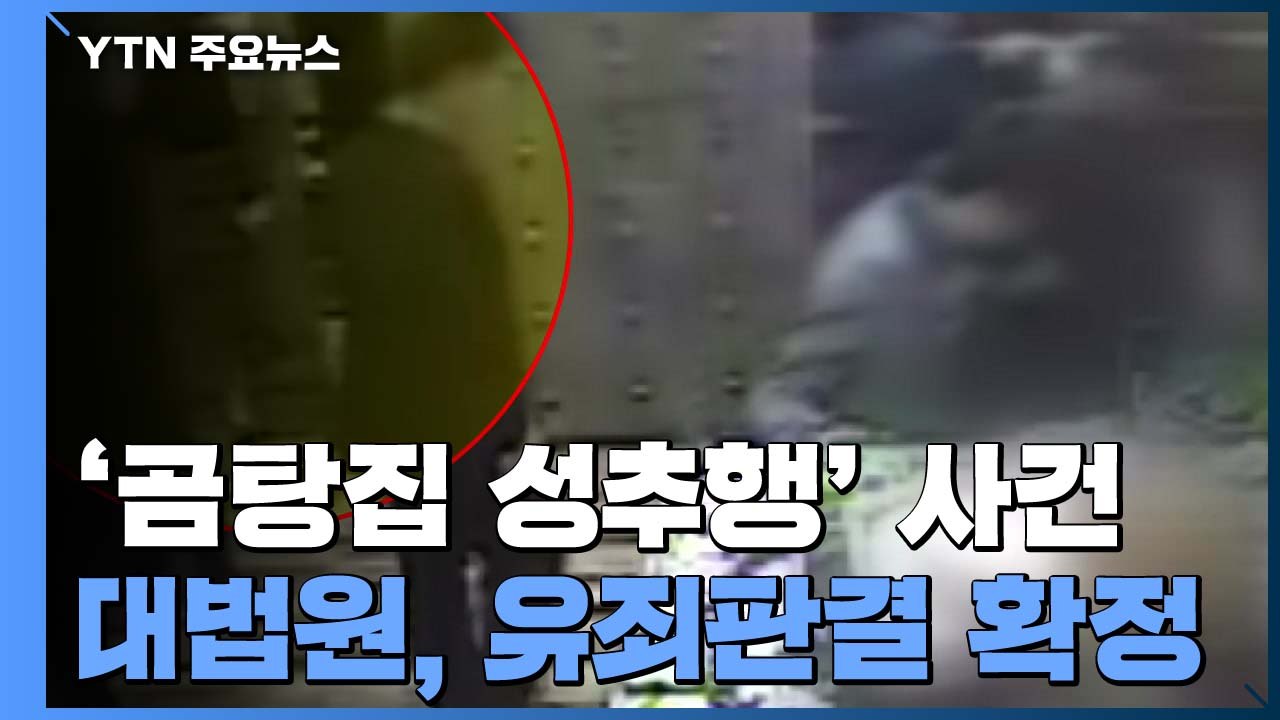 '곰탕집 성추행 사건' 유죄 확정...대법 "강제추행 판단 맞다" / YTN
