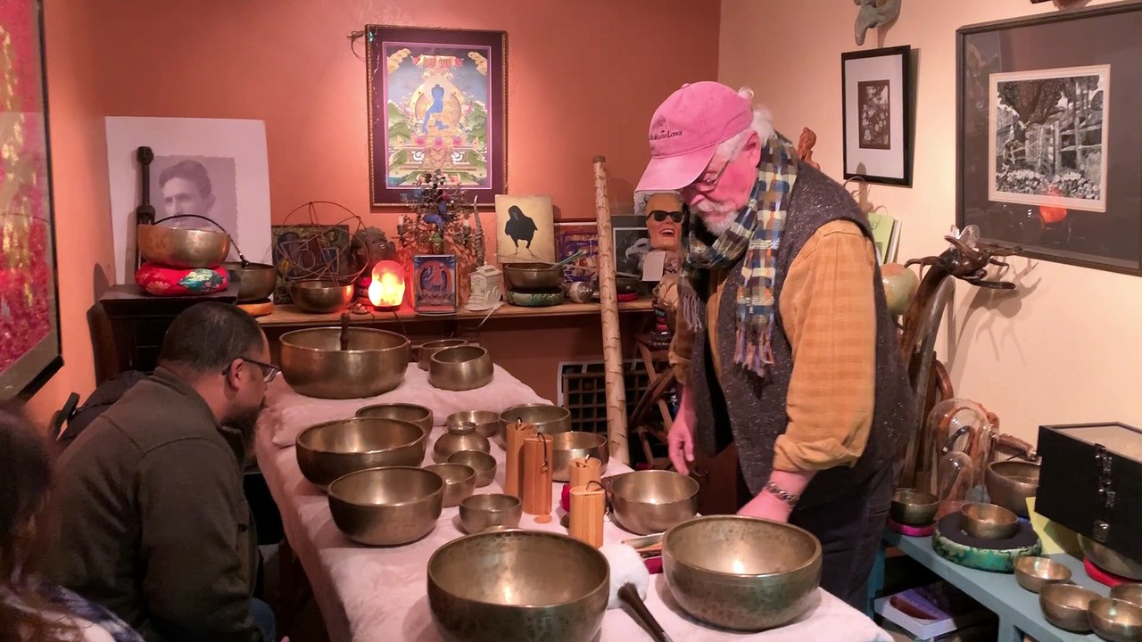 “Ron Myhre”  @ “Singing Bowl Session “ in “Port Townsend “ on Public Interest issues Show