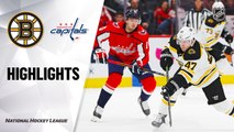 NHL Highlights | Bruins @ Capitals 12/11/19