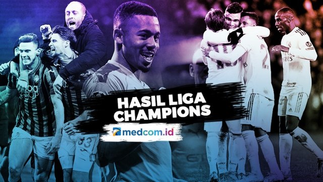 Hasil Liga Champions, Atalanta Menemani City ke 16 Besar