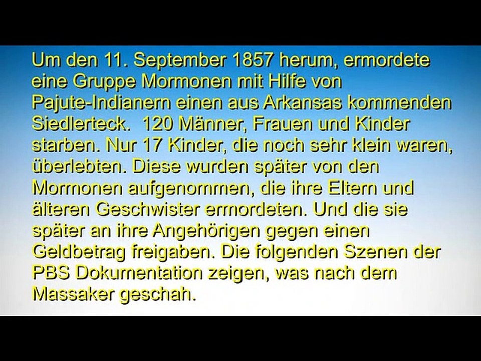 Das Mountain Meadows Massaker - Was danach geschah