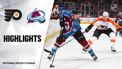 NHL Highlights | Flyers @ Avalanche 12/11/19
