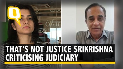 Man Lashing Out at Judiciary on Camera is Not Justice Srikrishna