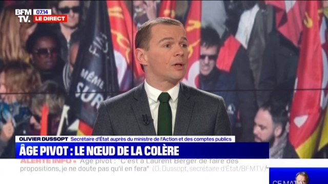 Le secrétaire d'État Olivier Dussopt assure que personne ne doute de la probité de Jean-Paul Delevoye