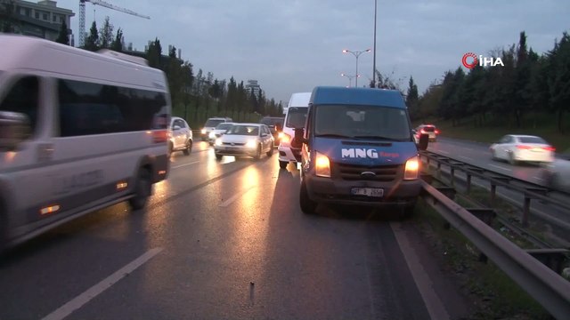 Esenyurt TEM Bağlantı yolunda 7 araçlı zincirleme kaza