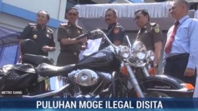 Polda Jabar Sita Harley-Davidson dan Ducati Ilegal