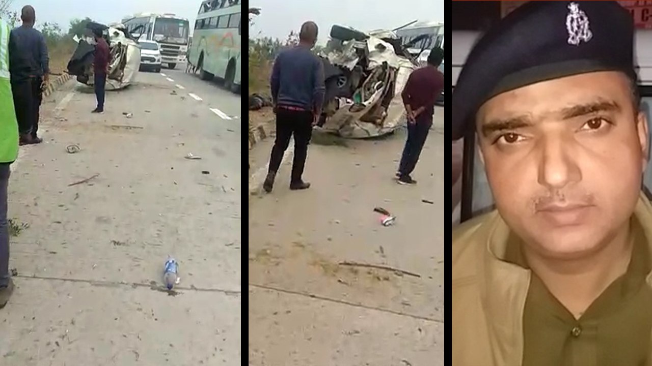 दुर्घटनाः यमुना एक्स्प्रेसवे पर भीषण सड़क हादसा, एक ही परिवार के 4 लोगों की मौत