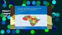 About For Books  A Handbook on Regional Integration in Africa: Towards Agenda 2063  Review