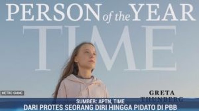 Greta Thunberg Jadi 'Person of the Year' Versi Majalah TIME