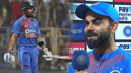 Video herunterladen: India vs West Indies 3rd T20 : Virat Kohli Says This '70' Special To Me || Oneindia Telugu