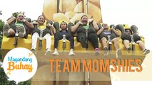 Momshies Melai and Jolina scream their hearts out while riding a drop tower | Magandang Buhay