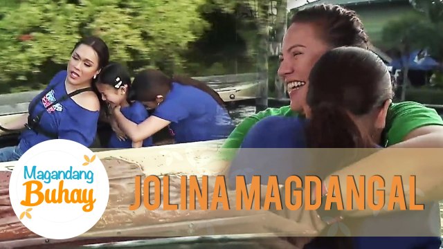 Momshie Jolina cries after riding the Jungle Log Jam | Magandang Buhay