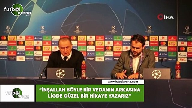 Fatih Terim: İnşallah böyle bir vedanın arkasına ligde güzel bir hikaye yazarız