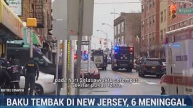 Baku Tembak di New Jersey Tewaskan 6 Orang